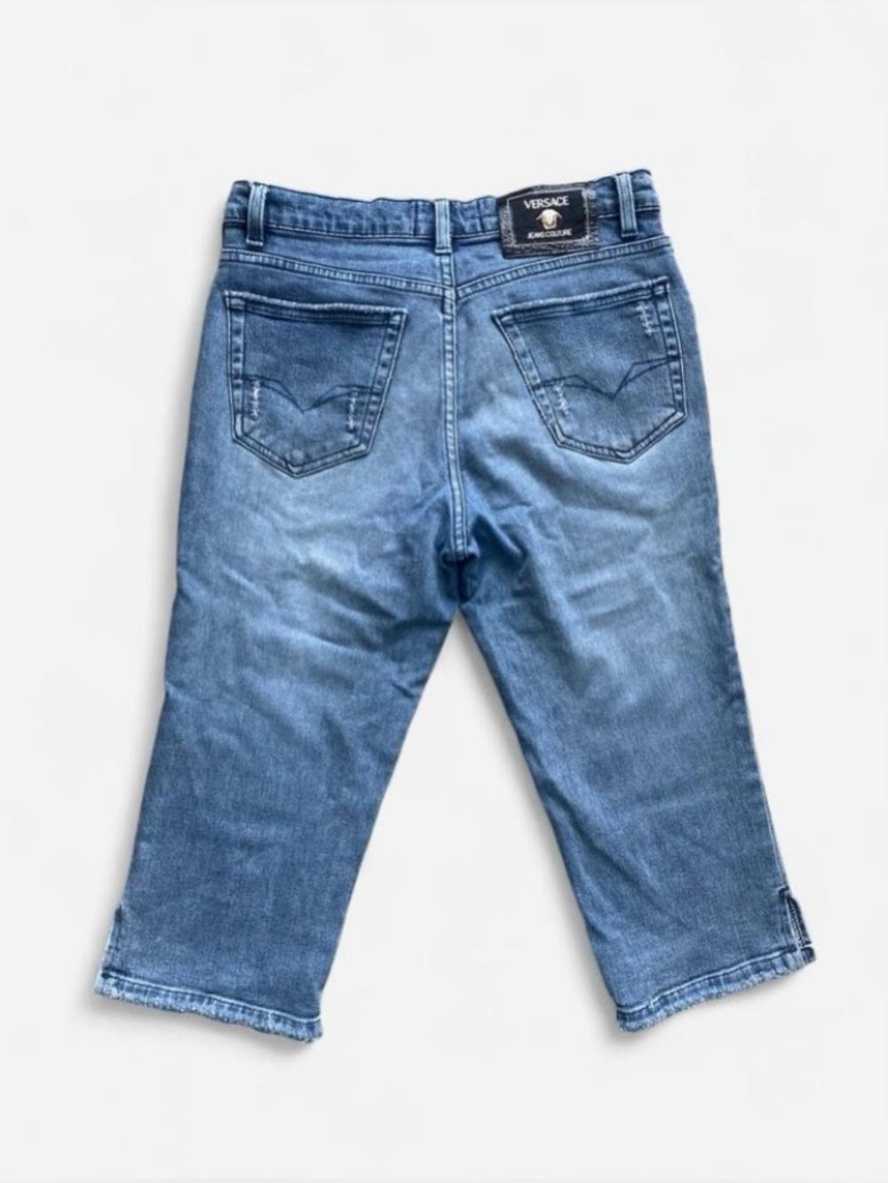Versace Jeans Couture Blue Denim Capri Jeans